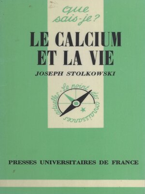 cover image of Le calcium et la vie